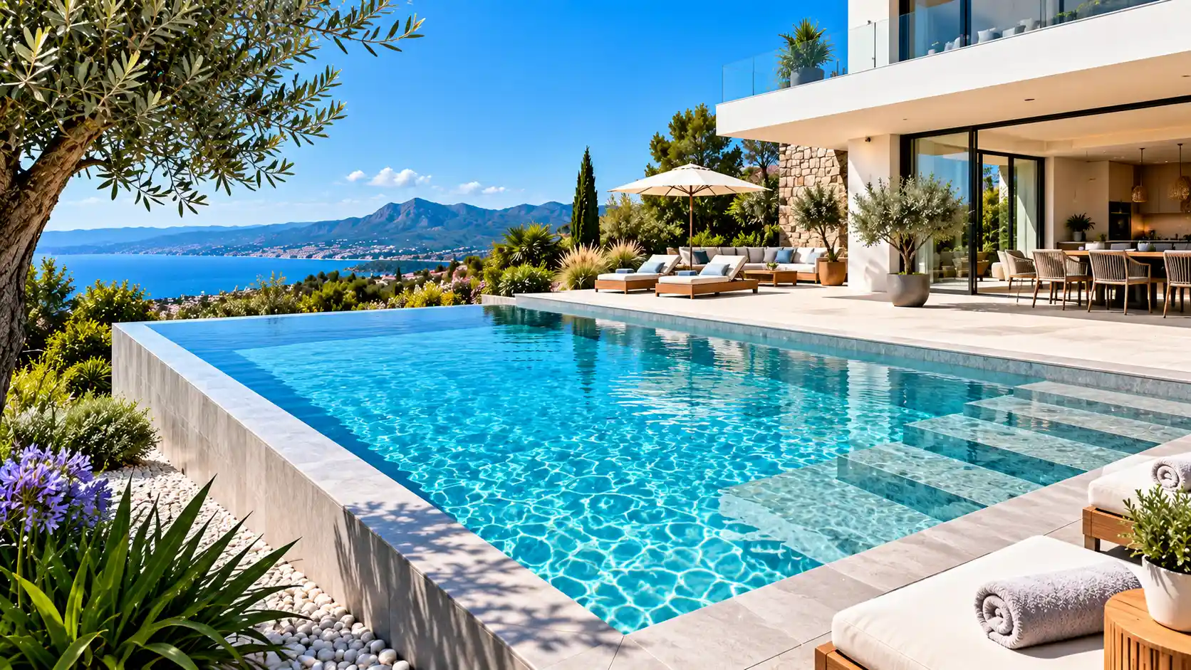 Piscine béton