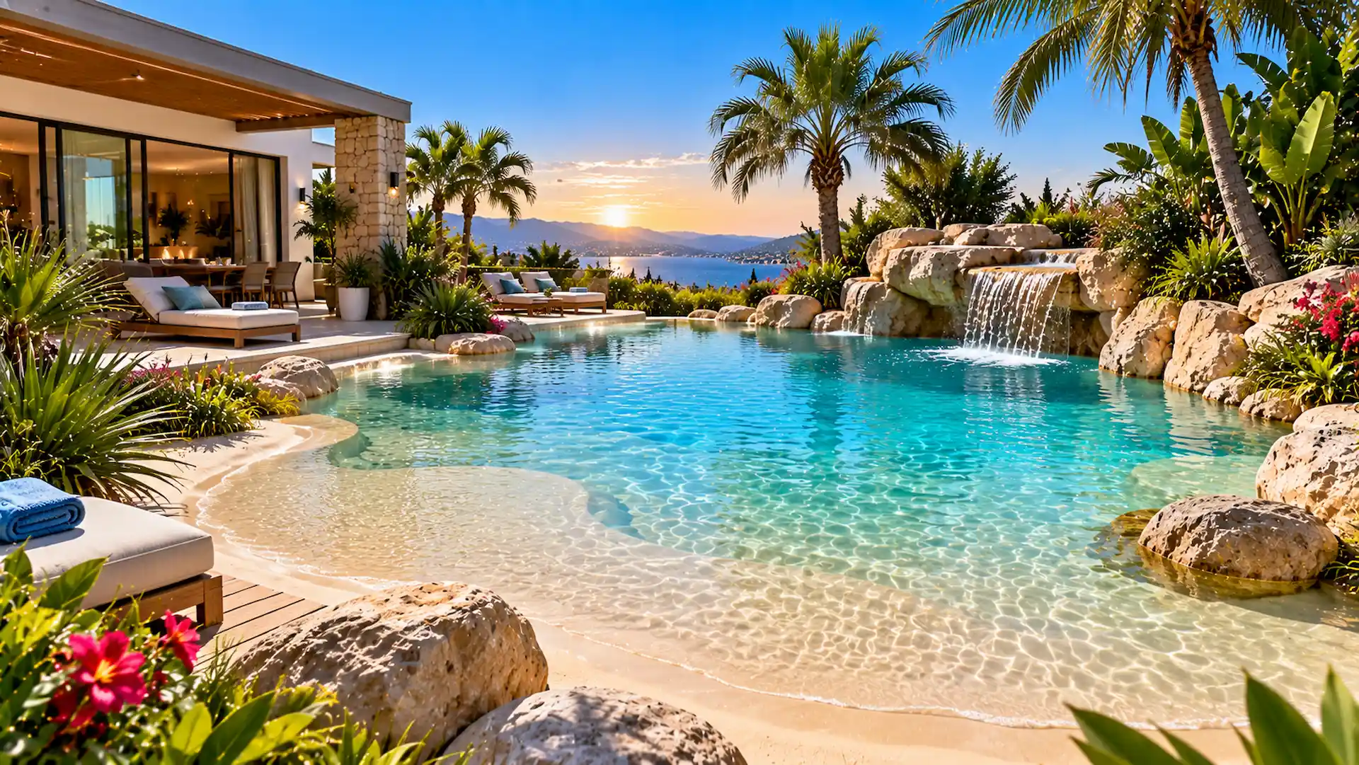 Piscine lagon