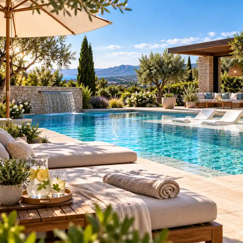 Piscine détente