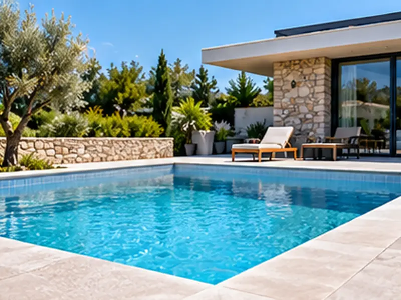Piscine béton sur mesure construite en France
