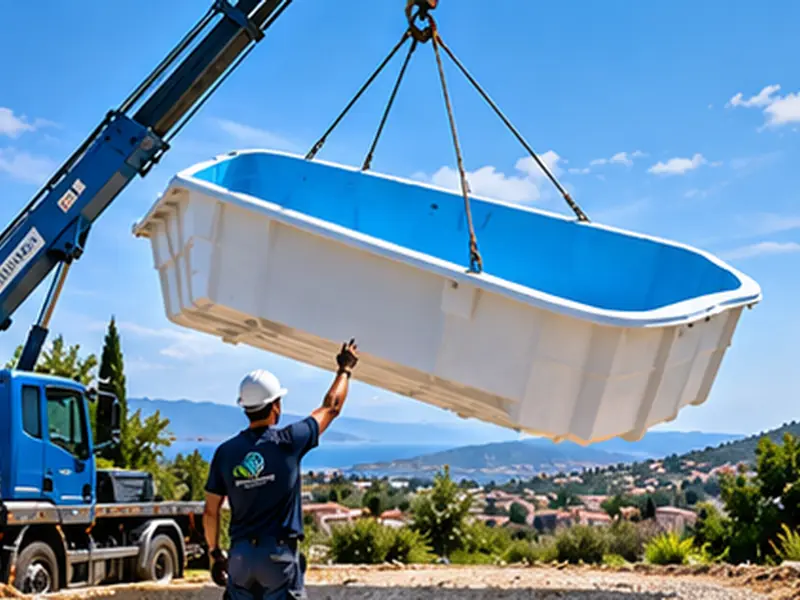 Piscine coque – Installation en France Piscine coque installée en France
